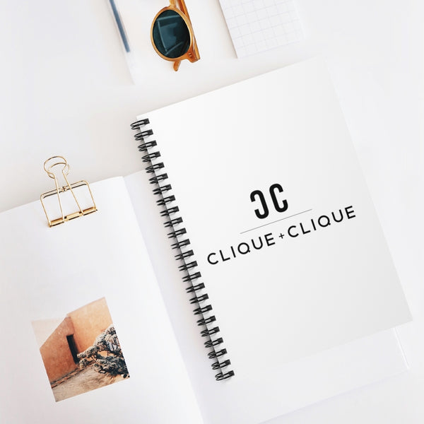 Clique + Clique Collection Spiral Notebook & Journal